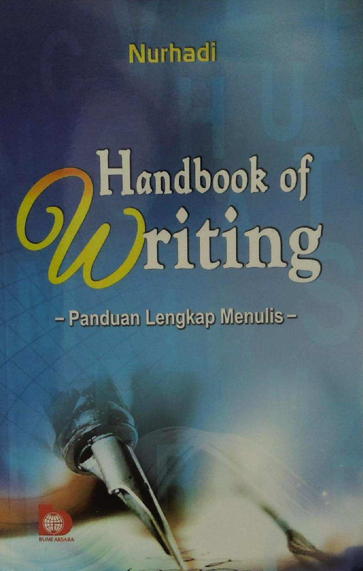 Handbook Of Writing Panduan Lengkap Menulis
